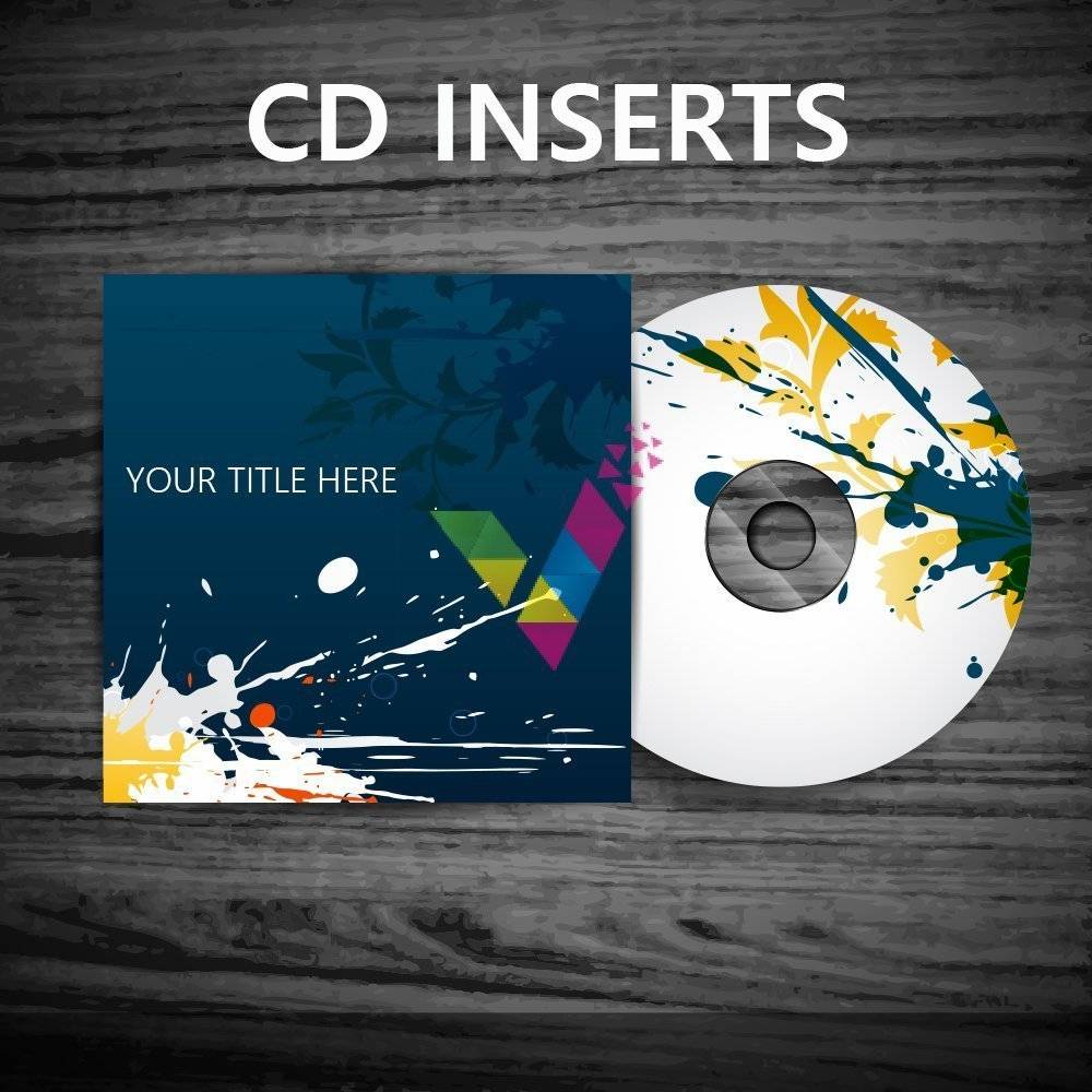 CD Sleeve Inserts 1 CD Inserts