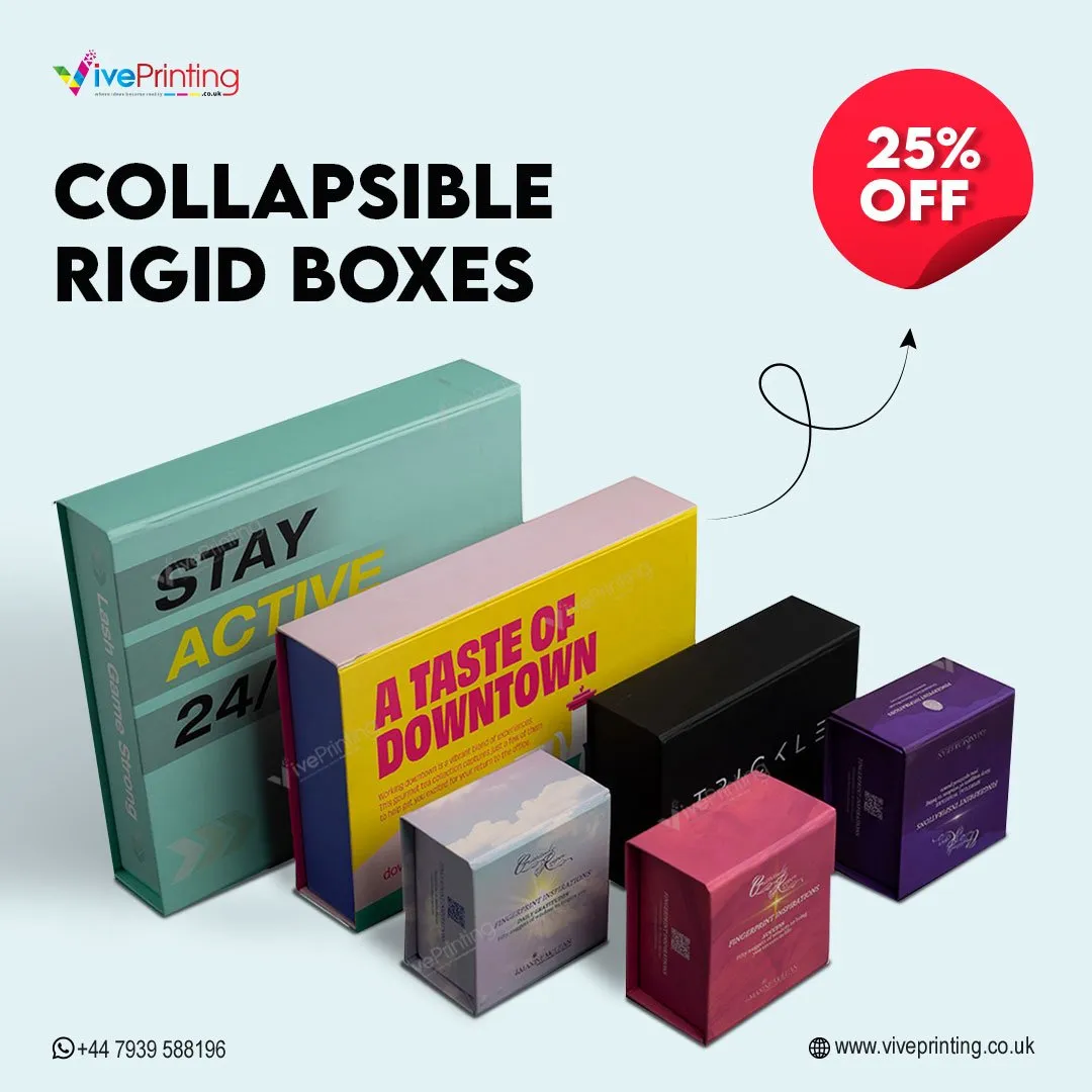 Collapsible Rigid Boxes Offer