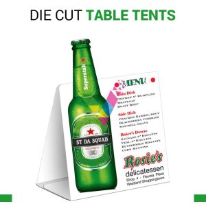 Die Cut Table Tents