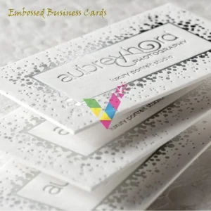 Embossed Business Cards 1