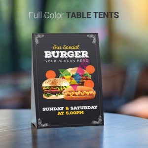 Full Color Table Tents
