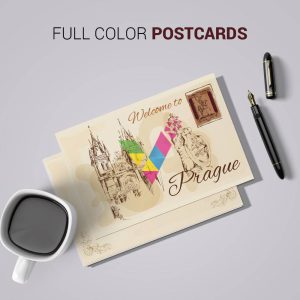 Full color postcards