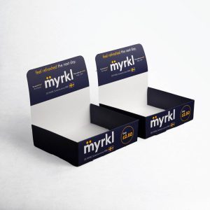display boxes blue