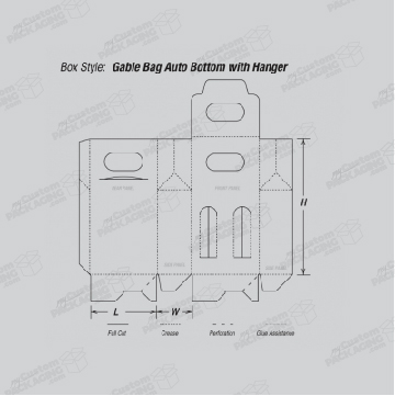 Gable Bag with Hanger B